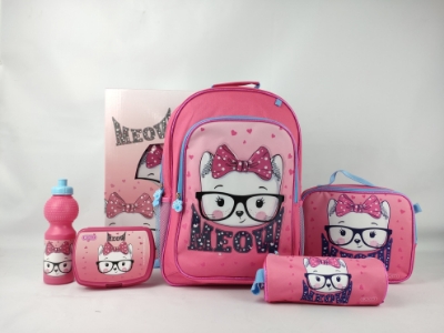 Picture of Roco Meow Cat 5-in-1 Value Set Backpack with Accessory 17"