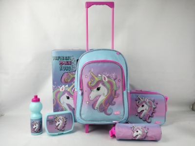Picture of Roco Unicorn 5-in-1 Value Set Trolley Bag with Accessory 17"