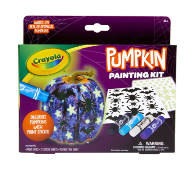 Picture of Crayola Galaxy Paint Stick Pumpkin Decorating Kit