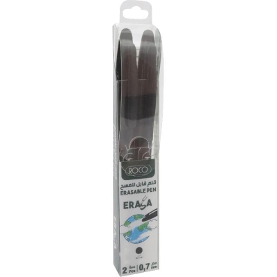 Picture of Roco Erasable Pen Black Ink Color Ballpoint 0.7 mm 2 Pieces