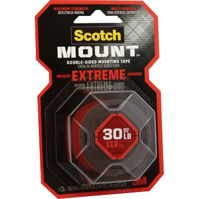 Picture of Roco 3M Scotch Mount Extreme Mounting Roll Heavy Duty 1" X 60.00" Black