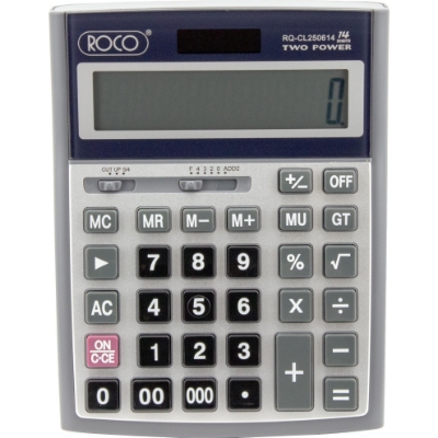 Picture of Roco Desktop Calculator 14 Digit Silver