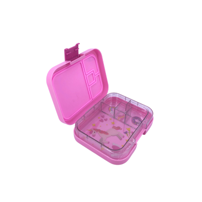 Picture of Tiny Wheel Bento Box Pink 4 Compartments