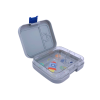 Picture of Tiny Wheel Bento Box Grey 4 Compartments