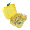 Picture of Tiny Wheel Bento Box Yellow 6 Compartments