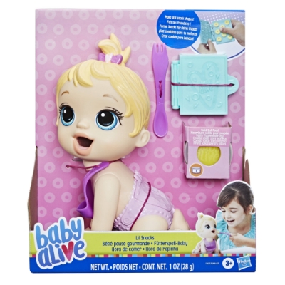 Picture of Baby Alive Lil Snacks Doll Blonde Hair