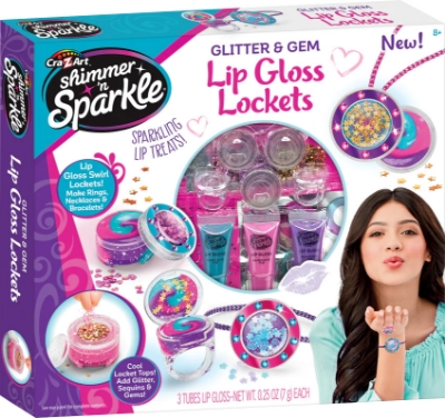 Picture of Shimmer 'n Sparkle Glitter & Gem Lip Gloss Locket
